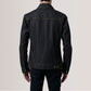 Conard Faded Black Denim Trucker Jacket