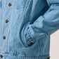 Eddie Light Blue Oversized Denim Trucker Jacket
