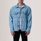 Eddie Light Blue Oversized Denim Trucker Jacket