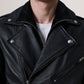 Kole Black Leather Double Rider Jacket