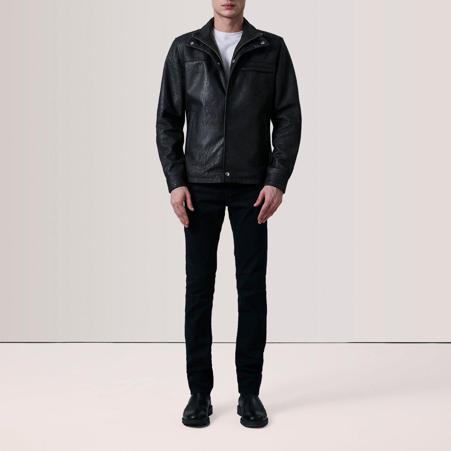 Sean Black Snuffed Classic Jacket