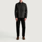 Bronco Tumbled Brown Leather Shirt