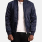 Danson Quilted Blue Varsity Jacket