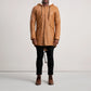 Delvin Tan Leather Parka