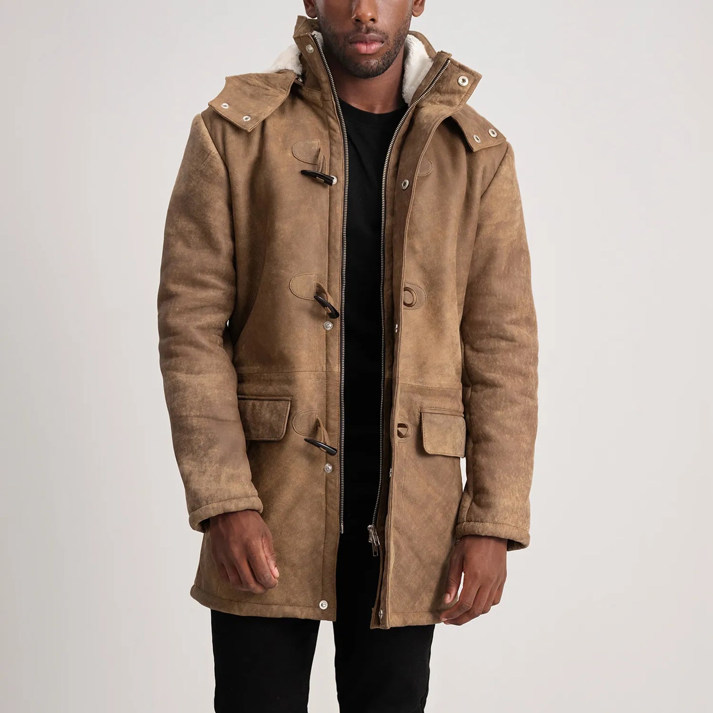 Custom Michael Manrique Leather Coat