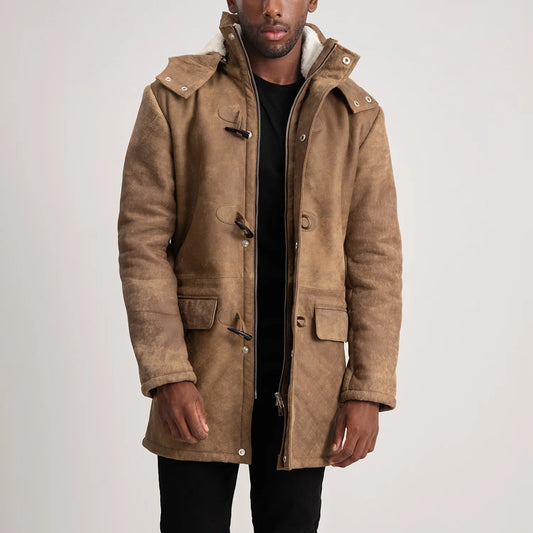 Custom Michael Manrique Leather Coat