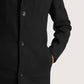 Petrillo Black Wool Single Breasted Coat