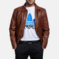 [FS] Inferno Brown Leather Jacket