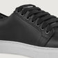 Murphy Low Top Black Leather Sneakers