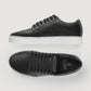 Murphy Low Top Black Leather Sneakers