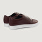 Murphy Low Top Maroon Leather Sneakers