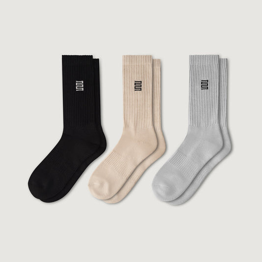 Tredo Cotton Crew Socks 3-Pack