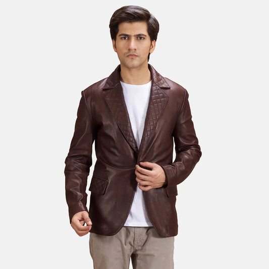 Custom Justin Dion Leather Coat