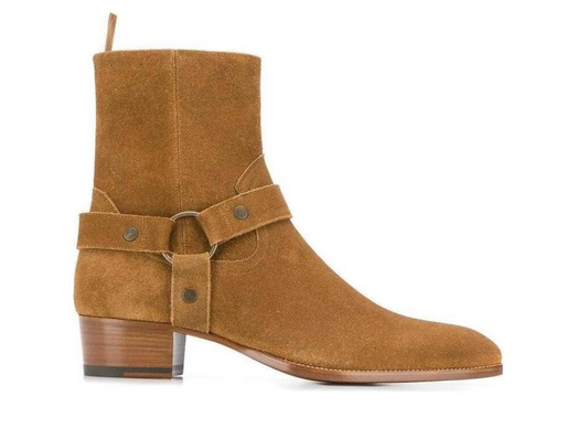 Custom Raphael Harness Suede Boots