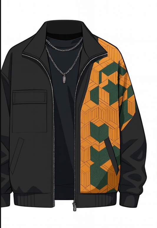 Custom Steven Ackley Cotton Fabric Jacket 1/2 Installmemts