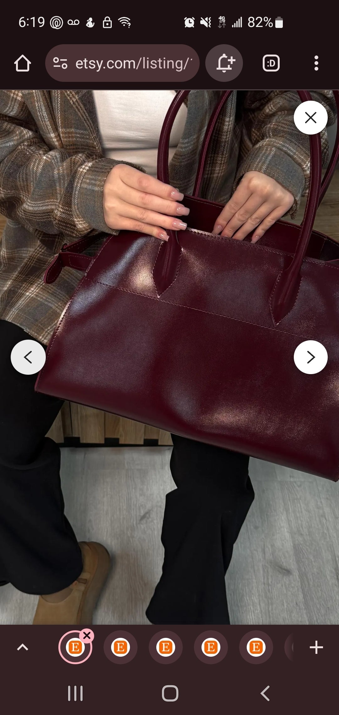 Custom Olivia A S Gonzalez Leather Bag 1/3 Installments