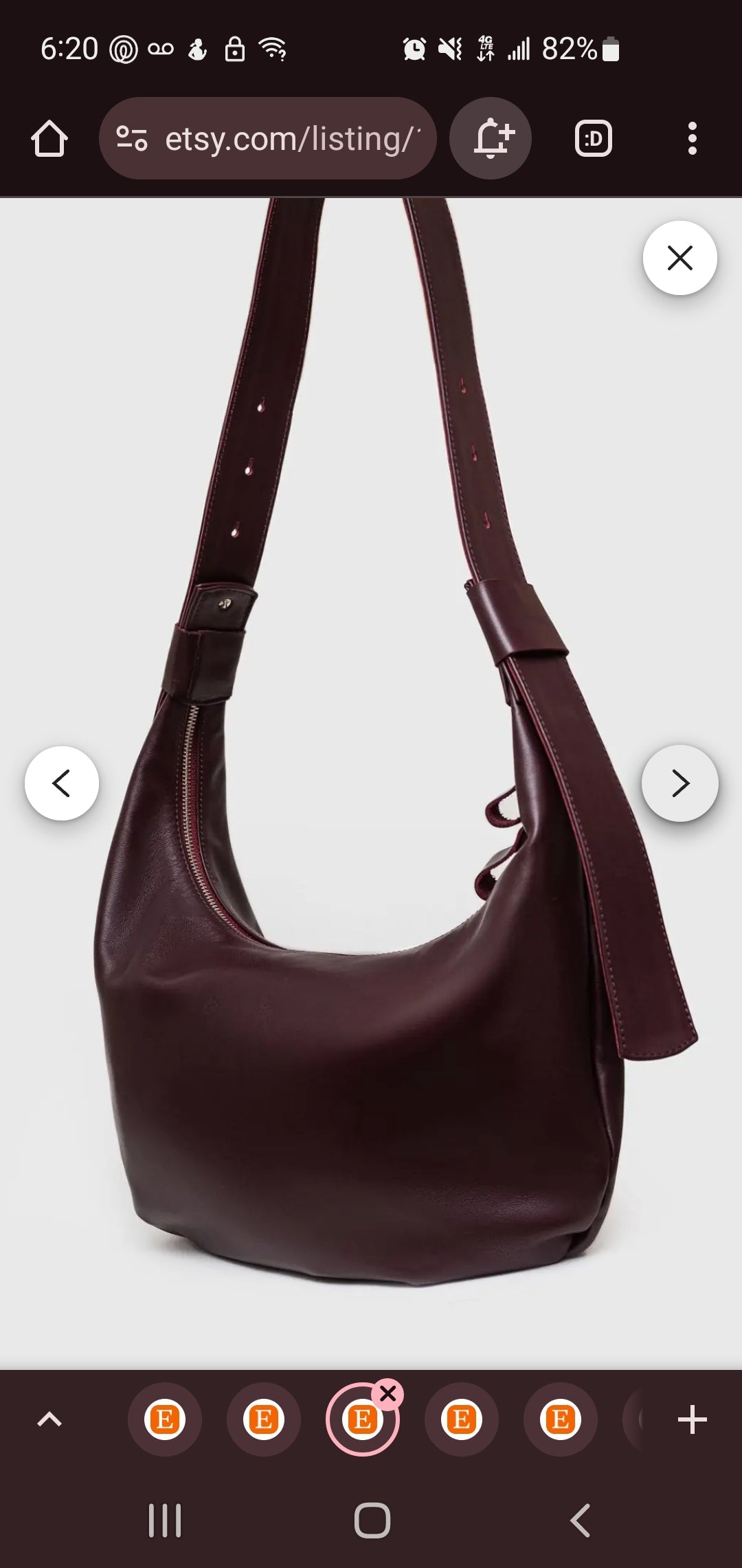 Custom Olivia A S Gonzalez Leather Bag 1/3 Installments