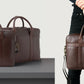 Custom Captain Midnight Blue Leather Briefcase (all colors) with custom LOGO