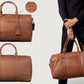 Custom Darrio Leather Duffle Bag (all colors) with custom logo