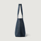 The Bianca Blue Leather Tote Bag