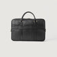 The Preston Black Leather Briefcase