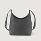 The Stefani Grey Leather Hobo Bag