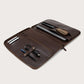 The Eclectic Vintage Brown Leather Folio Organizer