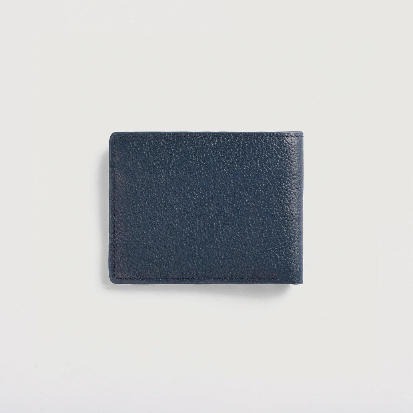 Voren Blue Leather Bi-fold Wallet