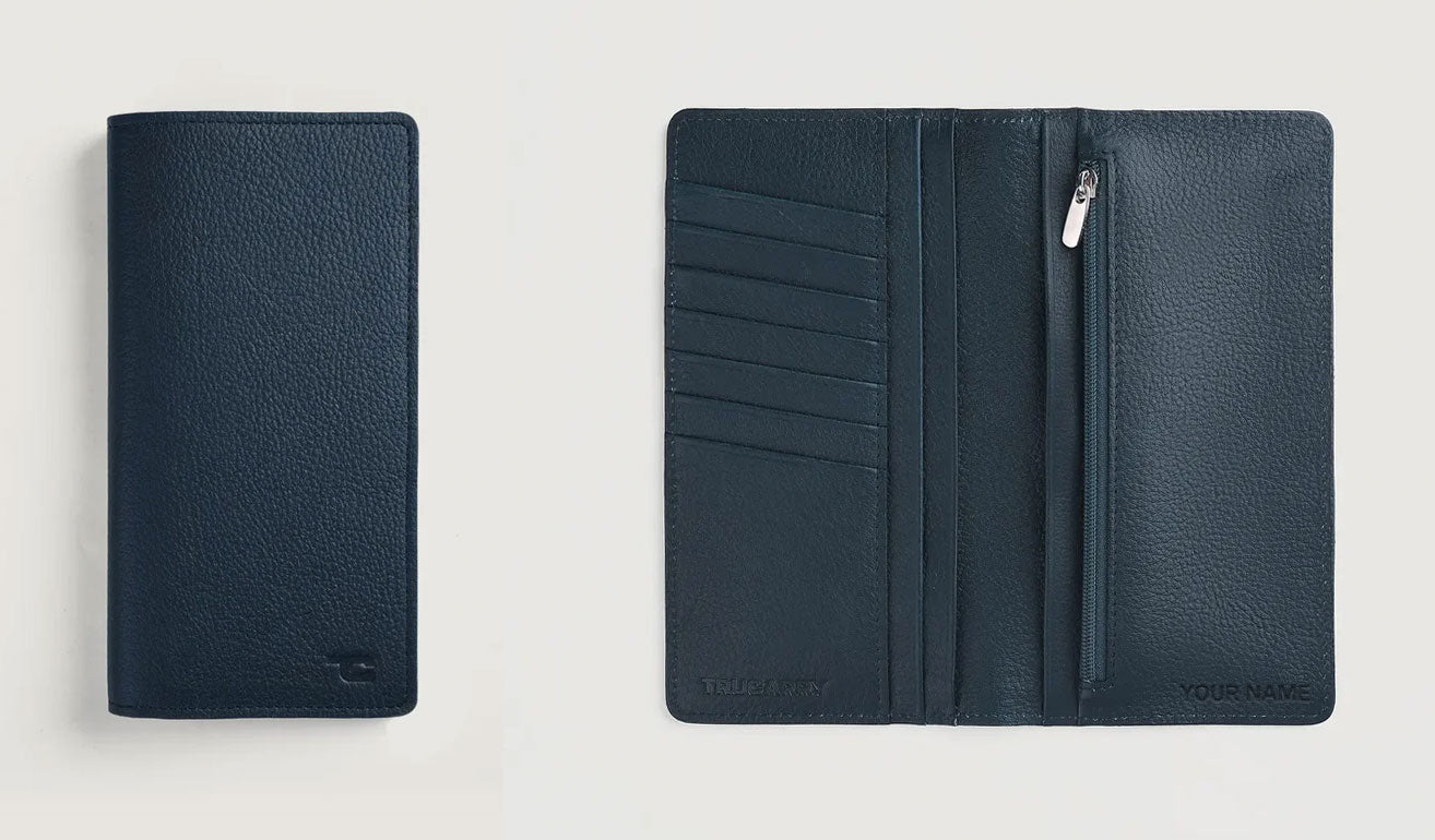 Personalized Long Wallet With Name/Initials Engraving - Add On